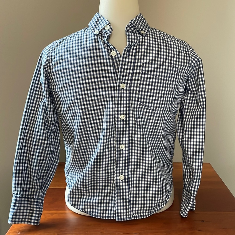 Gap Boys Checkered Button Down Shirt